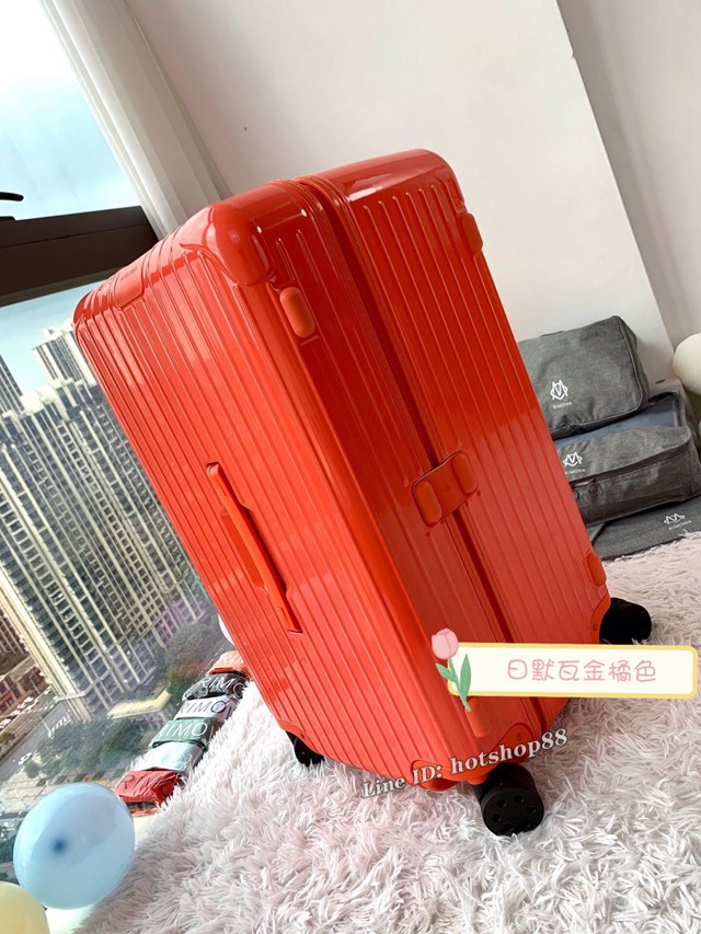 RIMOWA行李箱四輪拉杆箱 日默瓦Trunk方胖子運動版pc款TFBOYS易烊千璽代言彩色行李箱 gdx1534